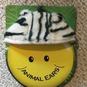 Zebra purse & hat for child's play  N. American Bear Co.